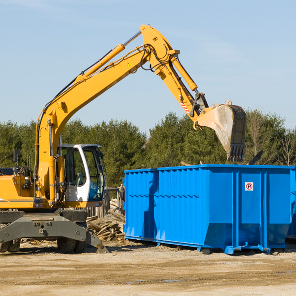 how many times can i have a residential dumpster rental emptied in Moose WY